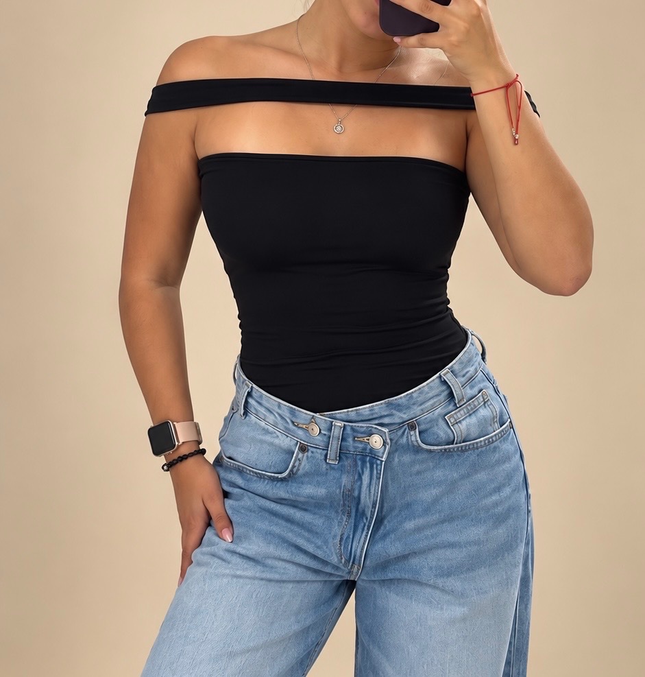 Body Off Shoulder Negro MULTIUSO